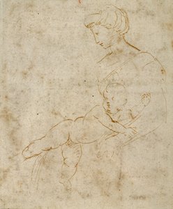Madonna y Niño, c.1505 de Raphael