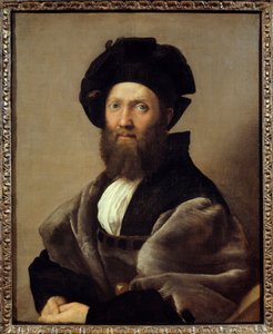 Retrato de Baldassare Castiglione (1478-1529) escritor y diplomático italiano de Raphael