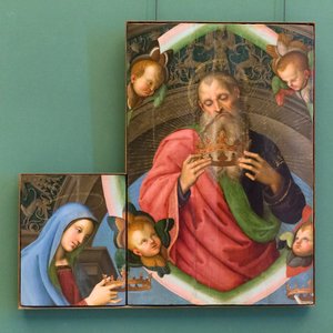 El Padre Eterno y la Virgen