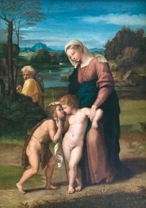 La Sagrada Familia al encuentro del niño San Juan Bautista, conocida como Madonna del Passeggio