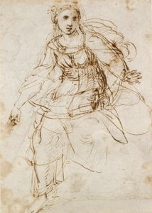 Figura alegórica de la teología de Raphael