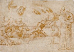 Amorini jugando, c. 1500-1520 de Raphael