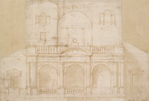 Diseño arquitectónico Villa Madama de Raphael