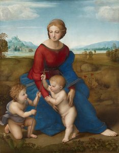 Madonna en el prado de Raphael