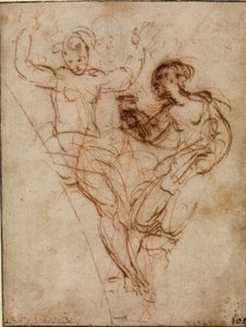 Psique presentando a Venus el jarrón de Proserpina de Raphael