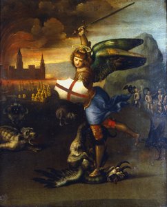 San Miguel Arcángel, c. 1503-1504 de Raphael