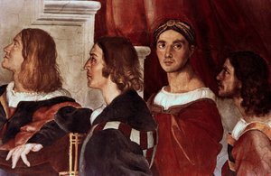 La misa en Bolsena (detalle) de Raffaello Sanzio Raphael