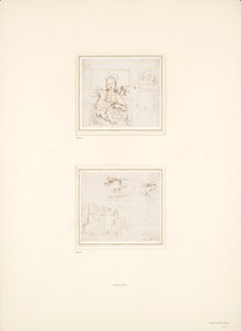 Dos bocetos separados de paisajes, 1500-1504