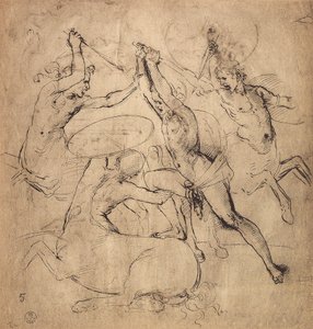 Hércules mata al centauro de Raffaello Sanzio Raphael
