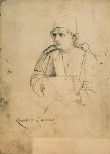 Quinto Curcio Rufo; dibujo de Rafael. Gallerie dell
