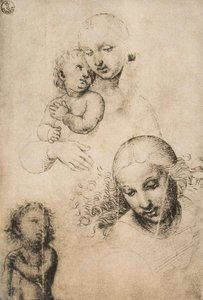 Estudio para una Madonna y Niño