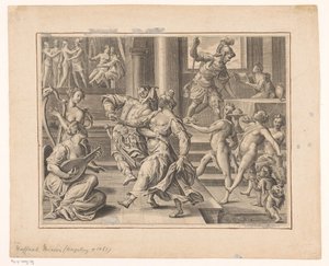 empresa de fiestas de Raphael Custos (attributed to)
