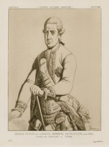 Barón Gideon von Laudon, General austriaco, circa 1790