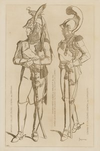 Trajes en las puertas de la coronación de Napoleón I de Raphael Jacquemin