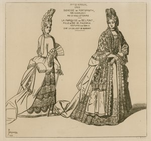 Trajes de 1694-5 de Raphael Jacquemin