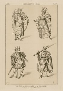 Condes de Holanda y Flandes, siglo XV de Raphael Jacquemin