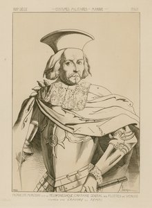 Francesco Morosini, llamado Peloponnesiaco, Capitán General de las Flotas de Venecia de Raphael Jacquemin