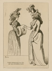 Modas francesas de 1791