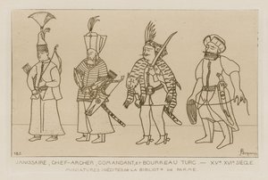 Janissary, Jefe Arquero, Comandante y Verdugo Turco de Raphael Jacquemin