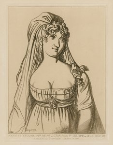 María Feodorovna, viuda del Zar Pablo I de Rusia