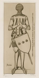 Pierre de Chantemelle, caballero francés, Señor de Flavacourt, 1352 de Raphael Jacquemin