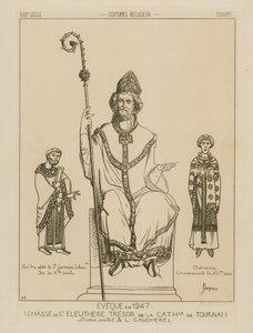Trajes religiosos en el período medieval de Raphael Jacquemin