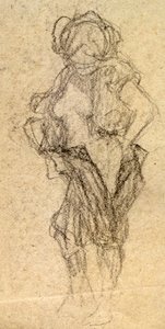 Estudio de desnudo, c. 1905 de Raphael Kirchner