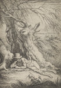 Bandido bajo un árbol, 1795-1801 de Raphael Lamar West