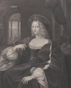 Retrato de Doña Isabel de Requesens y Enríquez de Cardona-Anglesola, anteriormente identificado, 1821 de Raphael Morghen