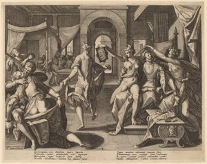 Sardanápalo entre las concubinas, 1589