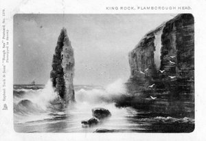King Rock, Flamborough Head, East Riding, Yorkshire, 1903 de Raphael Tuck