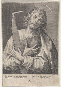 Apóstol Simón el Zelote Cristo, María y los Doce Apóstoles (título de la serie)