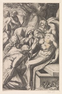 Temblor y sepultura de Cristo de Raphaël Sadeler (I)