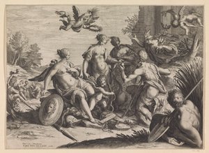 Sentencia de París de Raphaël Sadeler (I)