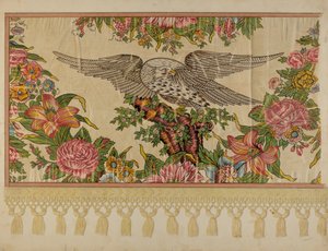 Valance de chintz para cama con dosel de Raymond Manupelli
