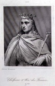 Chilperico II (c.675-721) Rey de Neustria de Raymond Quinsac (after) Monvoisin