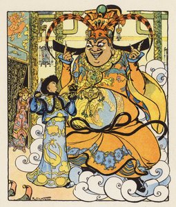 Les Mille et Une Nuits / Las mil y una noches (litografía en color) de Raymond de la Neziere