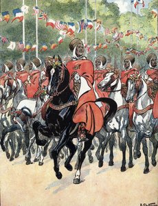 Primera Guerra Mundial: desfile de la victoria en los Campos Elíseos de Raymond de la Neziere