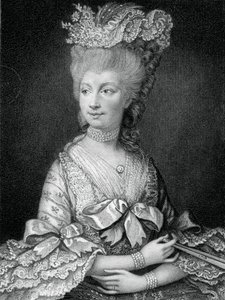 Reina Carlota, consorte del rey Jorge III, siglo XIX de Read