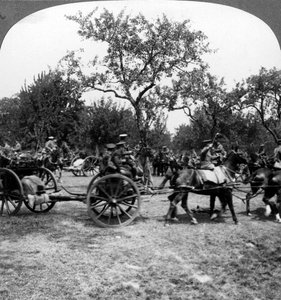 Artillería tirada por caballos, Primera Guerra Mundial, 1914-1918 de Realistic Travels Publishers
