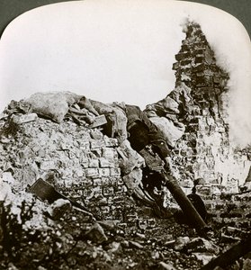Posición de ametralladora alemana destruida, Monchy, Batalla de Arras, Primera Guerra Mundial, 1917-1918 de Realistic Travels Publishers