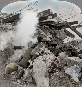 Nido de ametralladoras, Poelcappelle, Bélgica, Primera Guerra Mundial, 1914-1918