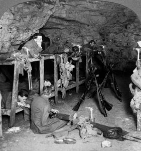 El Laberinto, Arras, Francia, Primera Guerra Mundial, 1916-1918
