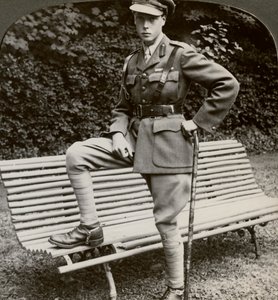 El Príncipe de Gales en uniforme militar, Francia, Primera Guerra Mundial, 1914-1918 de Realistic Travels Publishers