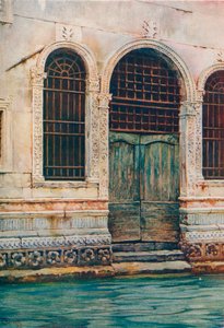 Un portal renacentista, Venecia, c. 1903 de Reginald Barratt
