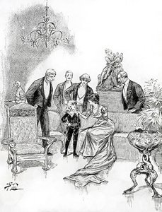 Ilustración para Little Lord Fauntleroy de Reginald Bathurst Birch