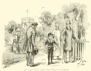 Ilustración para El Pequeño Lord Fauntleroy de Reginald Bathurst Birch