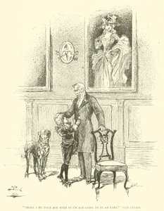 Ilustración para El Pequeño Lord Fauntleroy