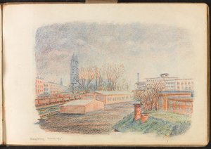 Campo de Magdeburgo, marzo de 1915 (dibujo)