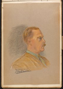 Retrato de un oficial británico, julio de 1915 (dibujo) de Reginald Copleston Bond